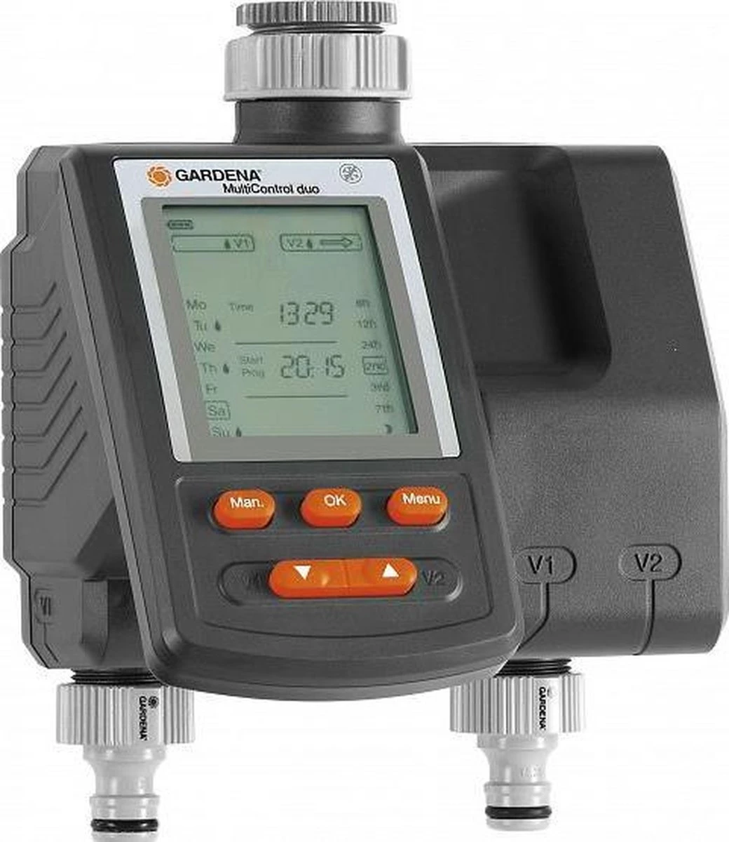 GARDENA Besproeiingsomputer MultiControl Duo - 3 Besproeiingen Per Dag - 1min Tot 3u 59min. - Afbeelding 16