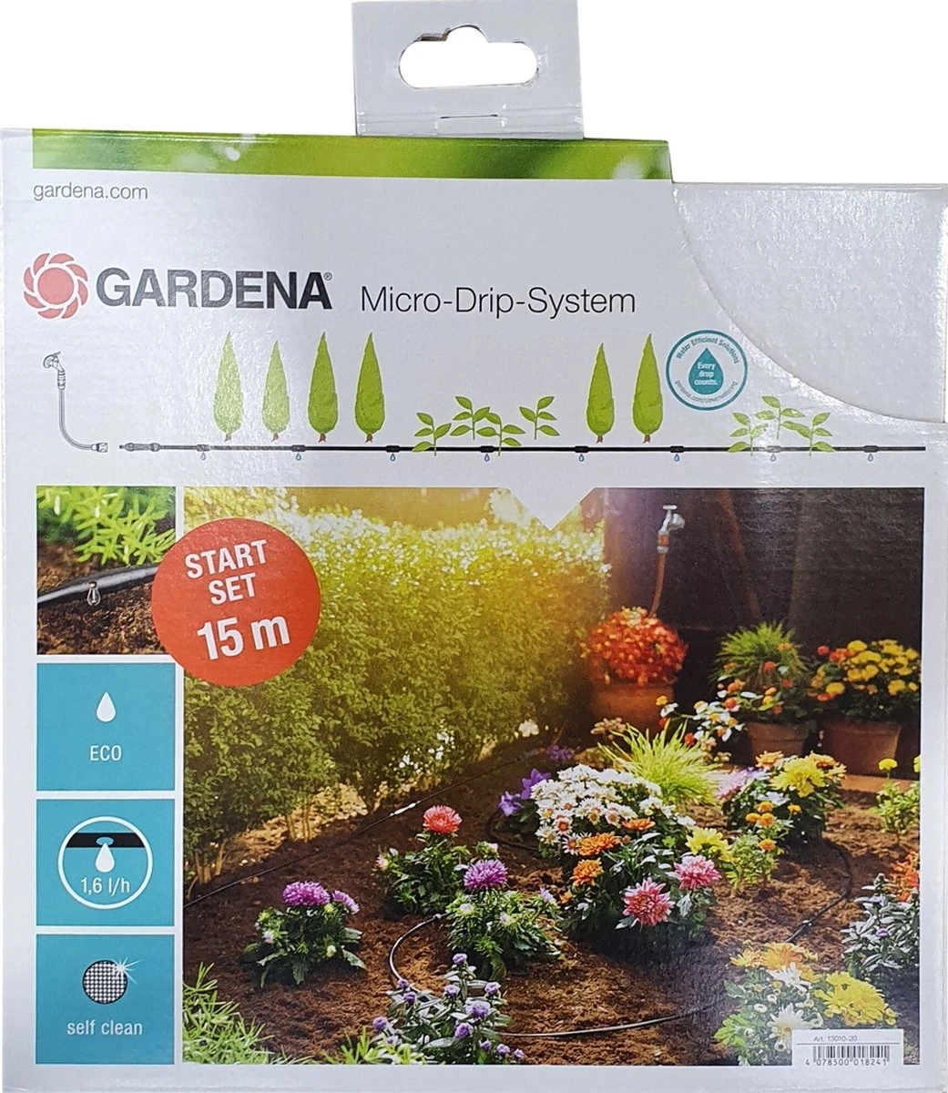 GARDENA Micro Drip System Startset S - Voor Rijplanten Druppelsysteem- 15 Meter - Afbeelding 6