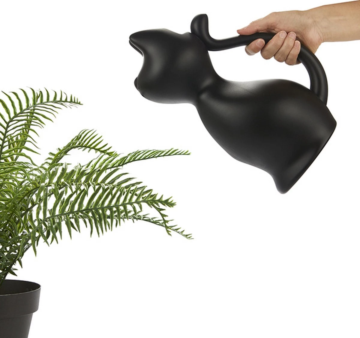 Balvi Meow! Kat Gieter - Zwart - Afbeelding 2