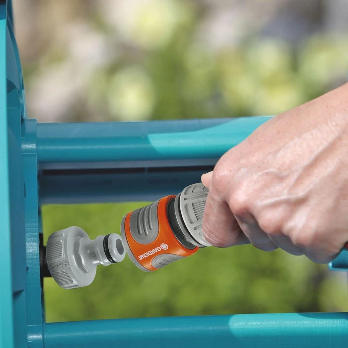 GARDENA Classic Slanghouder 50 - Geschikt Voor 50 M Ø13 Mm / 40 M Ø15 Mm / 30 M Ø19 Mm Slang - Afbeelding 4