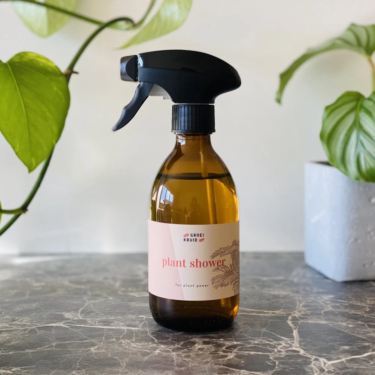 Groeikruid® Haarspuit | 300 Ml Amber Glas Met Vernevelaar | Kappersspuit | Kappersspuit | Waterspuit Haar | Haarspray - Afbeelding 3