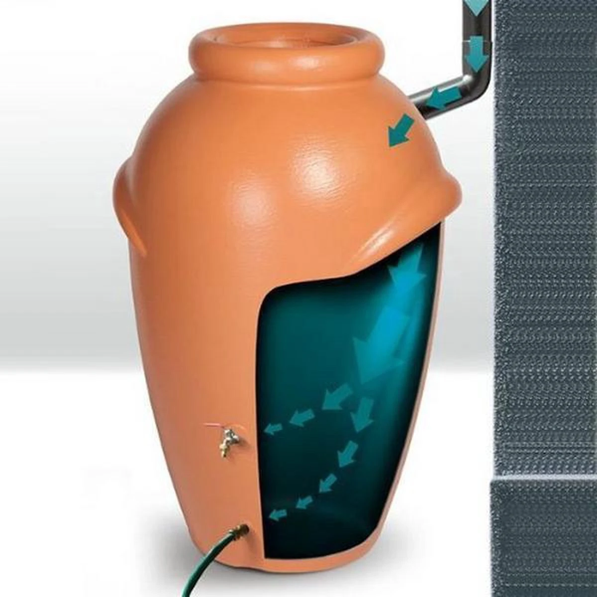 Regenton Terracotta - 360 Liter - Afbeelding 3