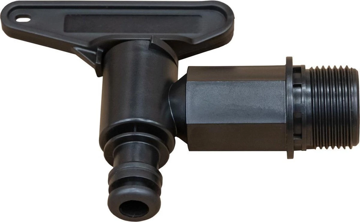 Luxe Voordeelset 100L Antraciet Rainsaver Regenton + Kraan + Voet + Vulautomaat| Muurmodel - Afbeelding 3