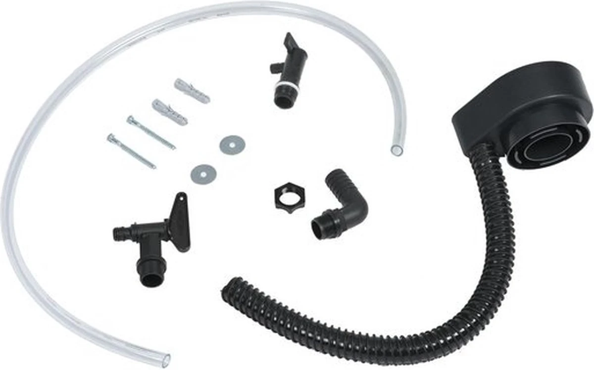 Nature - Regentank - 276L - H134,5 X 58,5 X 39,5cm - Antraciet - Muurmodel - Afbeelding 2