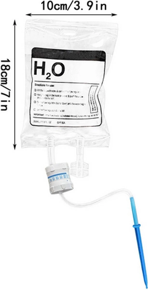 Plant Infuus H2o - Waterdruppelaar - Automatisch Bewateringssysteem Planten - Druppelirrigatie - Transparant - 350ml - Afbeelding 3