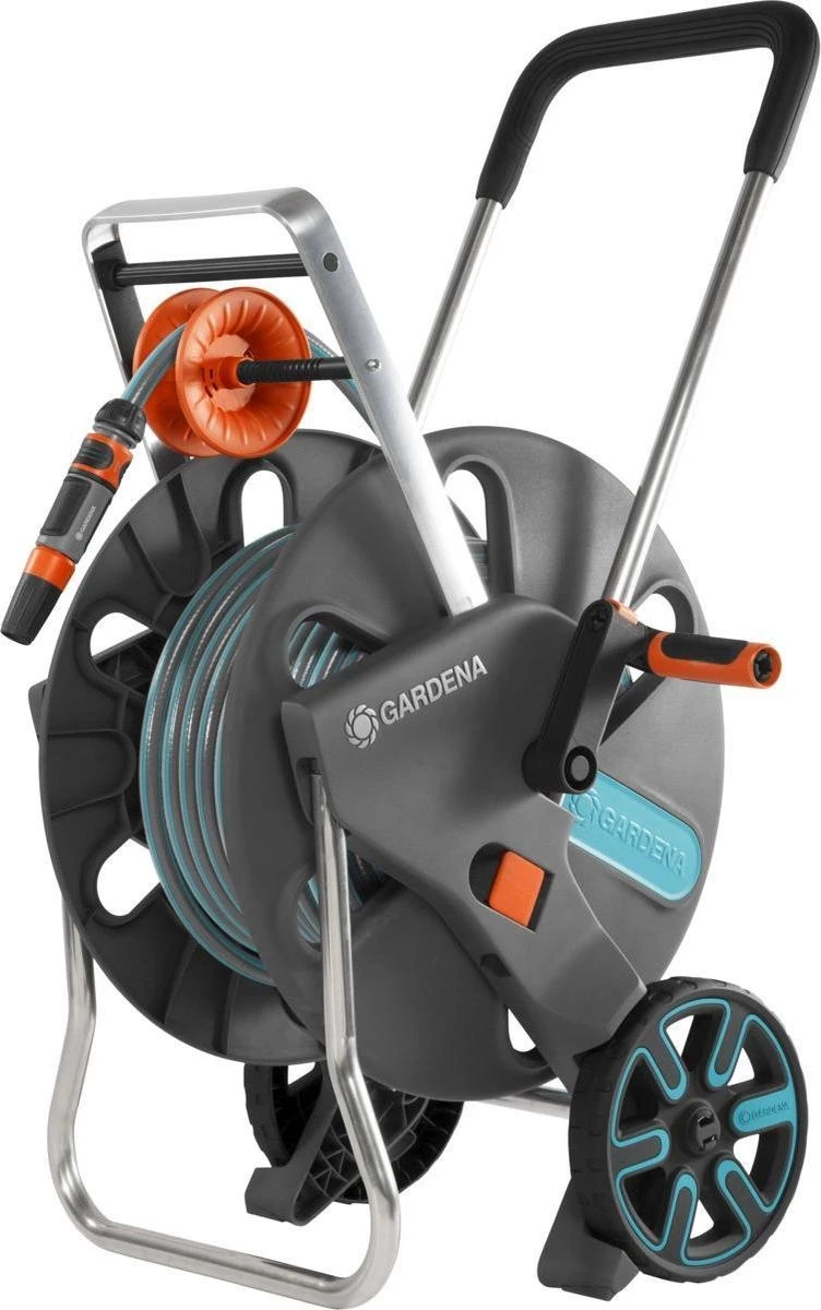 GARDENA - AquaRoll L CleverRoll L Easy Set Slangenwagen - Maximaal 50 Meter - Verstelbare Handgreep - Afbeelding 7